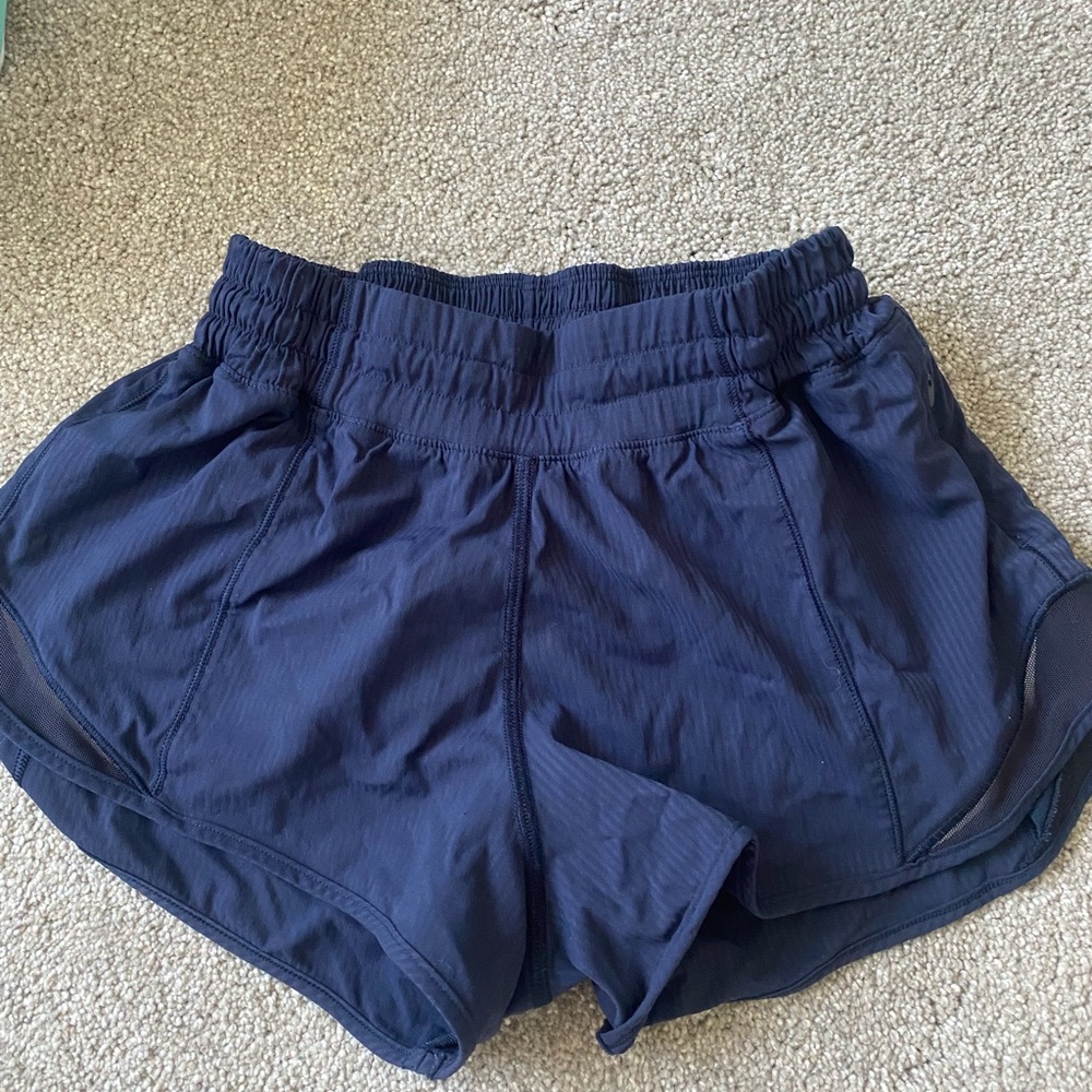 Navy Hotty hot lululemon shorts